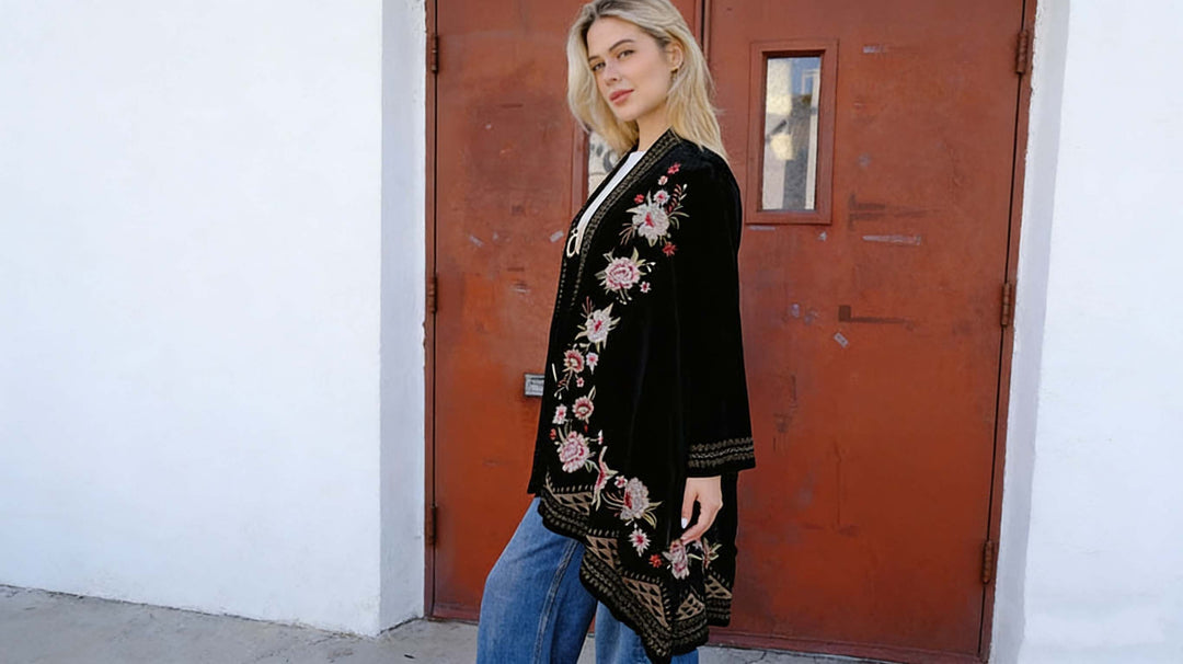 How can beginners embroider on clothes?